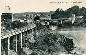 Les Ponts noirs, ponts ferroviaires du début XXe siècle.