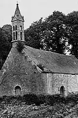 Tréméven (Finistère) : la chapelle Saint-Diboan vers 1920.
