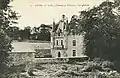 Le château de Trébriant vers 1920 (carte postale).