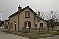 Ancienne gare sur la ligne de Saint-Méen à Loudéac.