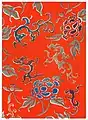 Motif floral. Illustration tirée de la revue d'art Bijutsu Sekai  (Monde de l'Art) (1893-1896)