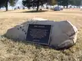 Plaque de commémoration du Trail of Death au Gopher Hill Cemetery