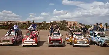 Un groupe de participants arrivés à Marrakech.