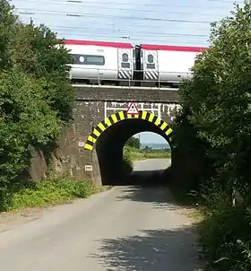 Pont de Mentmore, à l'époque le Bridego Bridge, lieu du braquage