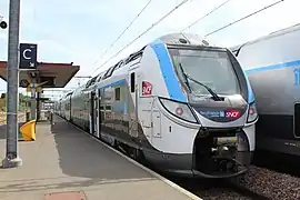 Un train de banlieue à Montargis