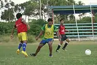Entraînement au Tuvalu Sports Ground