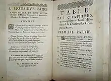 Ouvrage intitulé Traité historique de la Chambre de comptes de Savoie en 1662