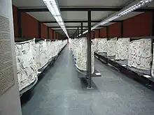 Exposition des 125 moulages de plâtre au musée de la Civilisation romaine.