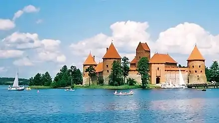 Le château de Trakai.