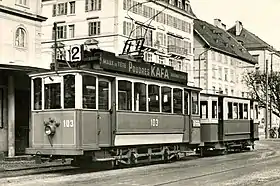 Image illustrative de l’article Anciens tramways de La Chaux-de-Fonds