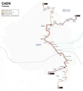 Image illustrative de l’article Transport léger guidé de Caen