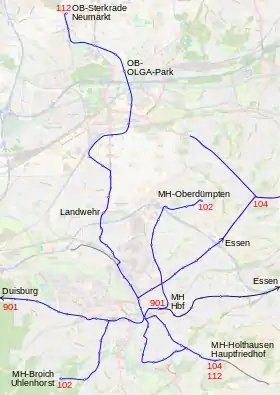 Image illustrative de l’article Tramway de Mülheim an der Ruhr