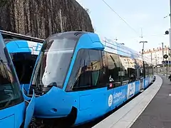 Livrée TER Auvergne-Rhône-Alpes en 2020, en gare de Lyon-Saint-Paul.