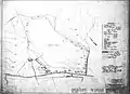 Plan de l'aérodrome de Trampot en 1918