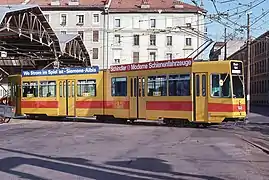 La rame 202 bâloise à Genève en 1978