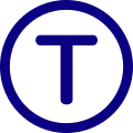 Logo du tramway d'Île-de-France mis en place à partir de 1992.