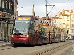 Tramway de Clermont-Ferrand.