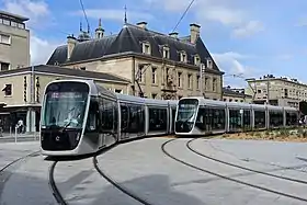 Tramway de Caen en juillet 2019