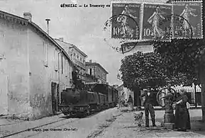 Locomotive Corpet-Louvet à Gémozac.