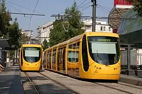 La ligne 1 à Porte Jeune.