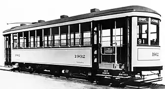 Tramway à employé unique n°1902 (1926).