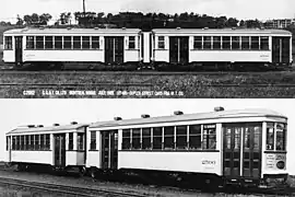 Tramway articulé n°2500 (1928).