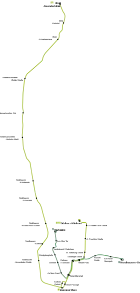 Image illustrative de l’article Tramway de Nordhausen