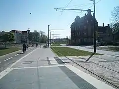 Voies du tramway dans le Port autonome de Strasbourg