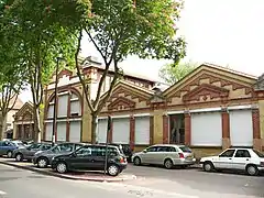 Façade de l'ancienne centrale électrique des tramways en 2011.