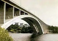 Le pont en 1937.Photo : Gustaf Cronquist