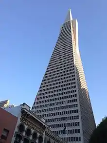 Transamerica Pyramid Tower.