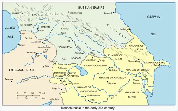 Khanats d'Azerbaïdjan, 1810