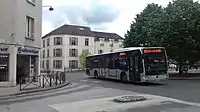 Le Citaro Facelift no 8045 de Transdev Vaux le Pénil à Melun sur la ligne A.