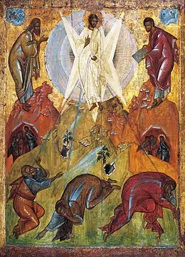 Théophane le Grec (?)La Transfiguration (1403 Galerie Tretiakov), 1408