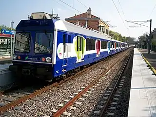 Rame en gare de Saint-Germain-en-Laye-G.-C.