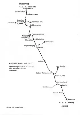 Voir la carte de la ligne.