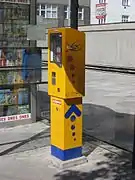 Distributeur automatique à Olomouc, République tchèque.