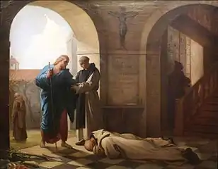 Réception d'un étranger chez les Trappistes (1864), musée des Beaux-Arts d'Angers.