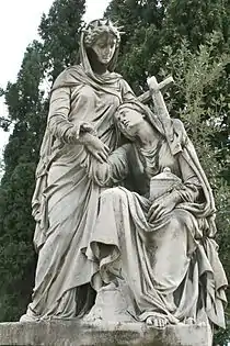 La Religion consolant la Douleur, Marseille, cimetière Saint-Pierre.