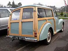 Morris Minor 1000 Traveller (enregistrée en février 1966)