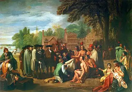 Traité de William Penn avec les Indiens