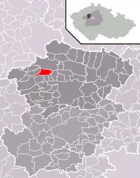 Localisation de Třebíz
