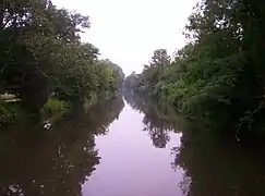 Berge d'un ancien canal (Delaware et Raritan, New Jersey).