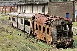 Train abandonné à Paranapiacaba. Décembre 2012.