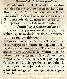 Journal de Rennes de 1790