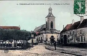 L'église et la place