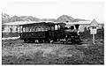 Le train avec des passagers à Ushuaïa