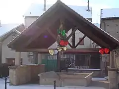 Le lavoir de l'église.