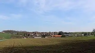 Panorama depuis la route d'Havrincourt.