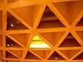 le plafond triangle (Louis Kahn architecte)